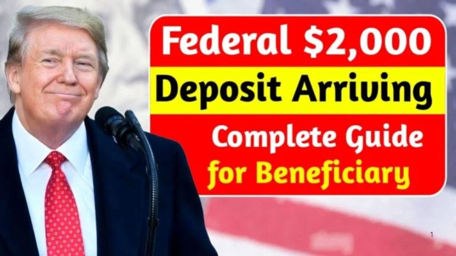 Federal $2,000 Deposit Coming in November 2025? Complete Guide for All Beneficiaries