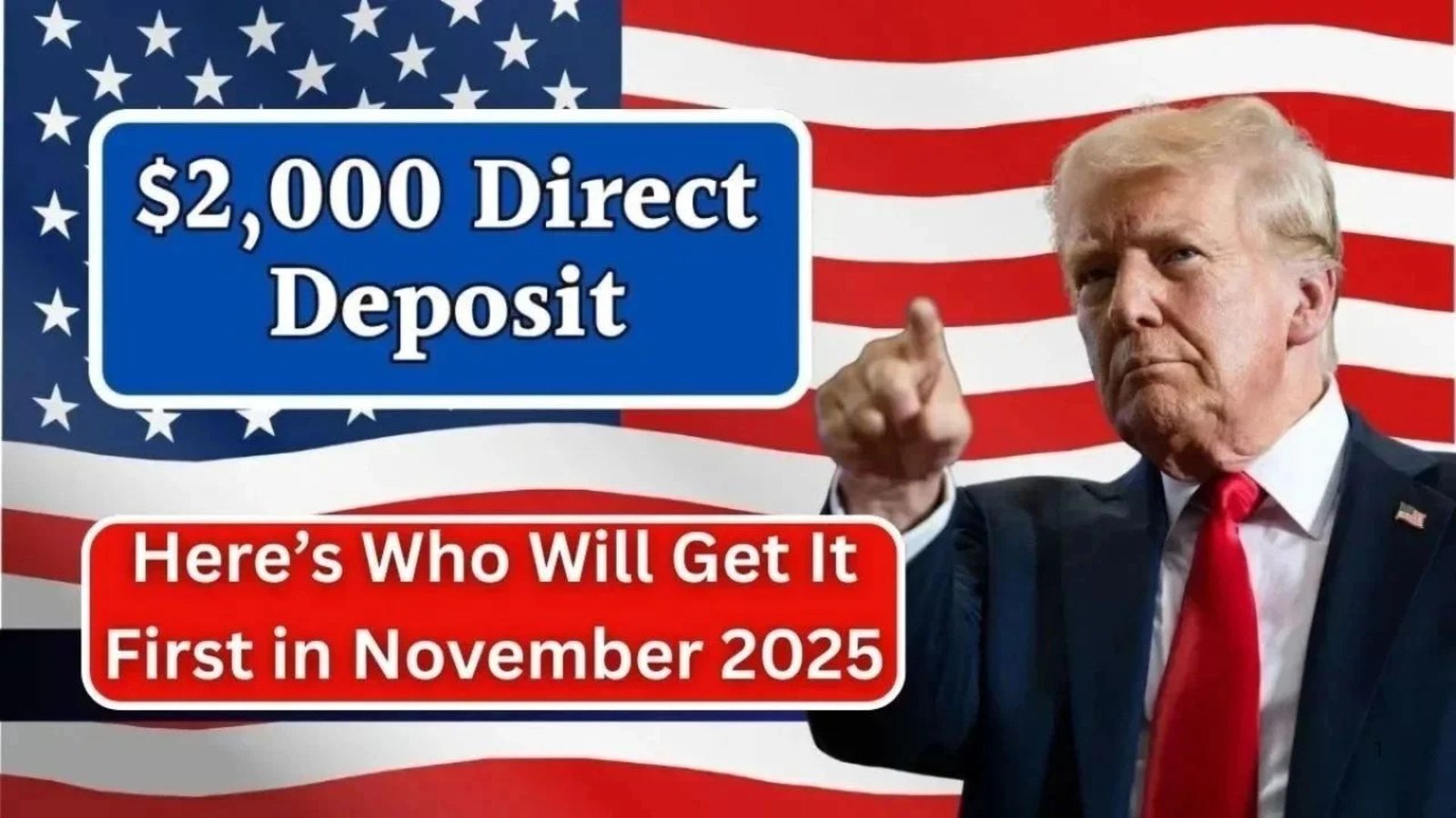 IRS Confirms $2000 Direct Deposit Payments For November 2025 — Check Eligibility, Payment Schedule & Complete Guide
