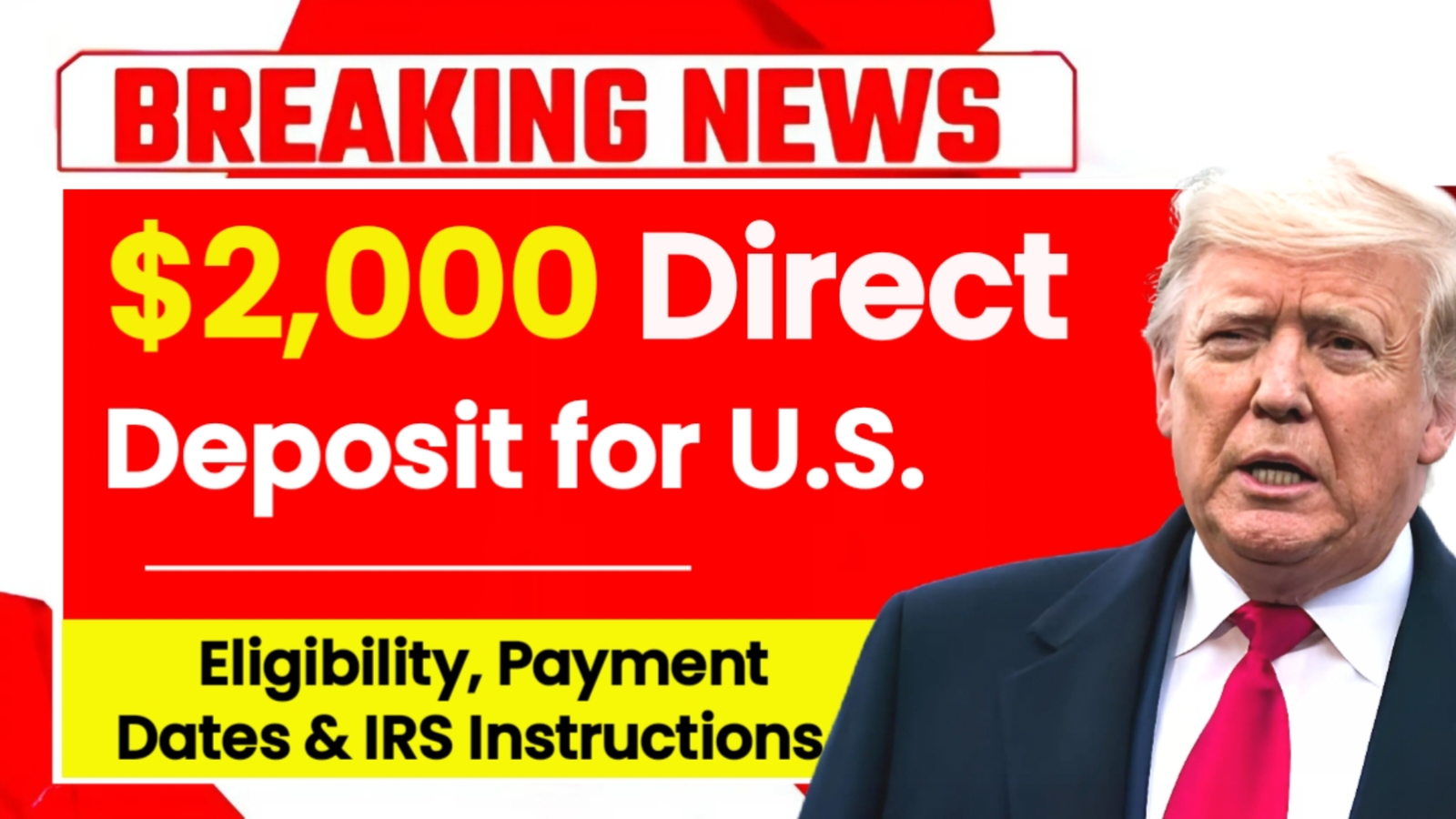 $2,000 Direct Deposit Coming in November 2025