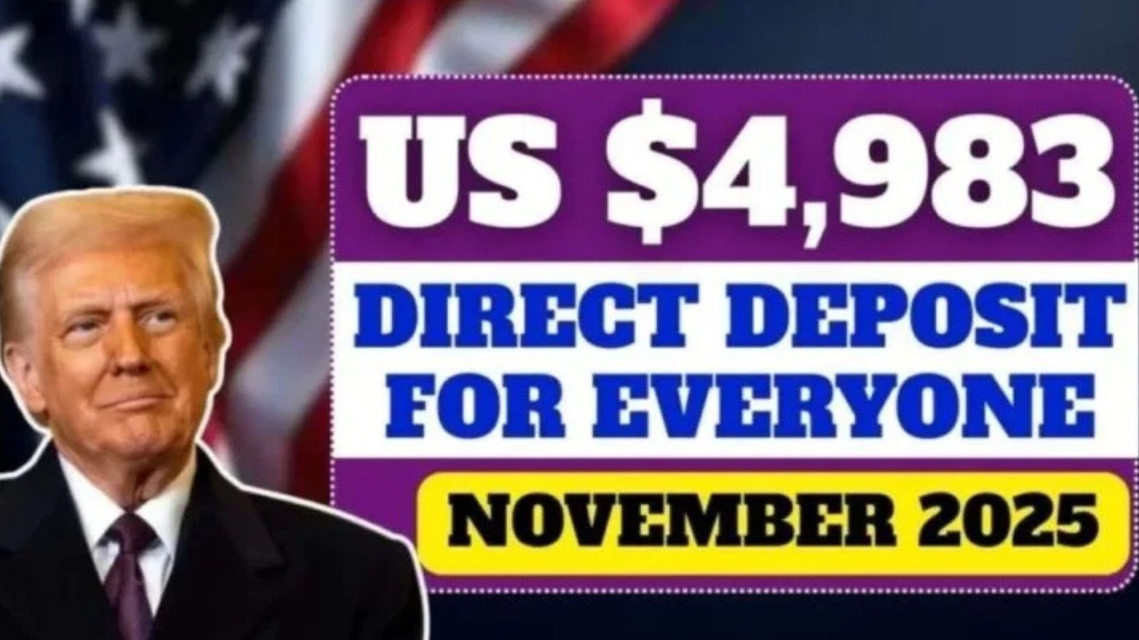 $4,983 IRS Direct Deposit in November 2025: Who Qualifies, When to Expect It, and Easy Steps to Prepare