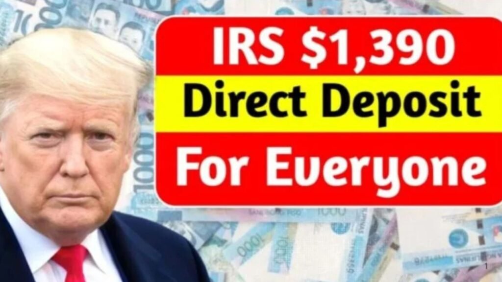 $1,390 IRS Direct Deposit in November 2025: Check Your Eligibility and Status Now