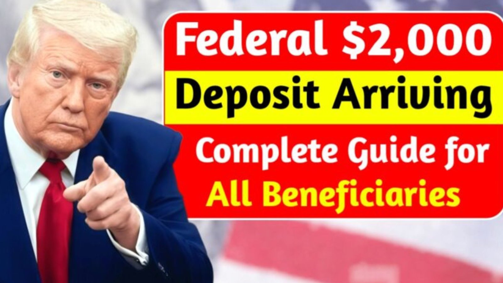 Federal $2,000 Direct Deposit in November 2025: Latest Facts on Trump's Tariff Rebate Proposal