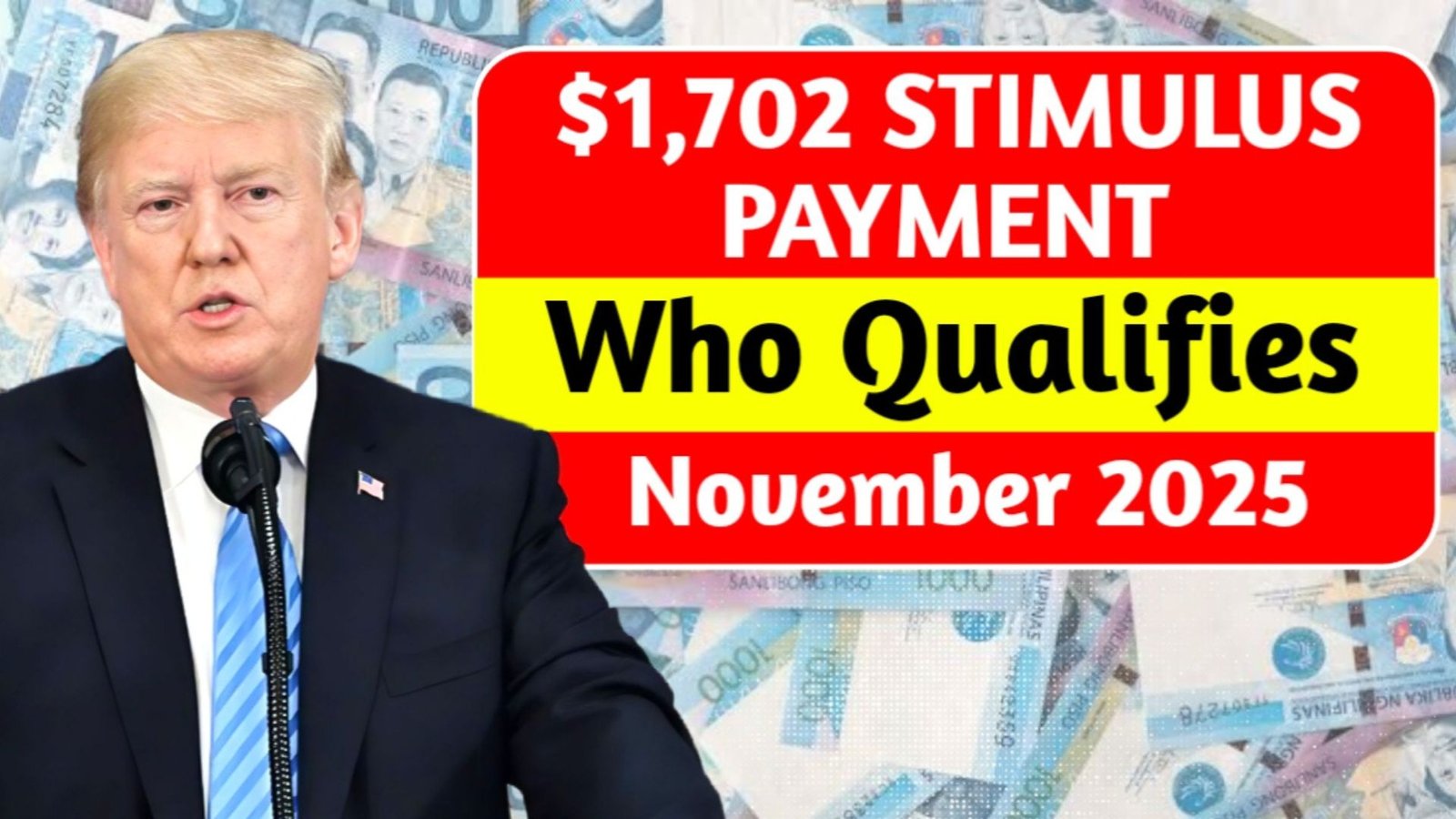 $1,702 Stimulus Payment November 2025: Easy Guide to Who Qualifies, Payment Dates & IRS Tips